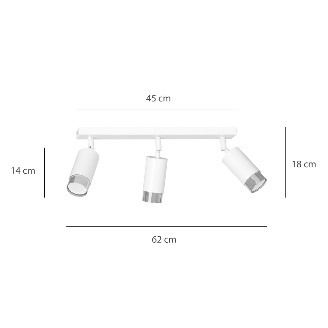 Plafondlamp Lermonte Wit - Afbeelding 8