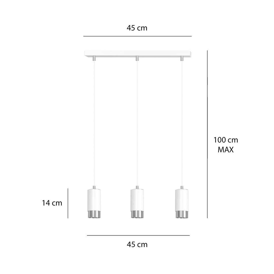 Hanglamp Toobir Wit - Afbeelding 8