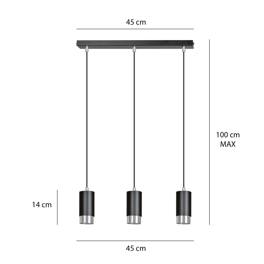 Hanglamp Jastone Zwart - Afbeelding 8