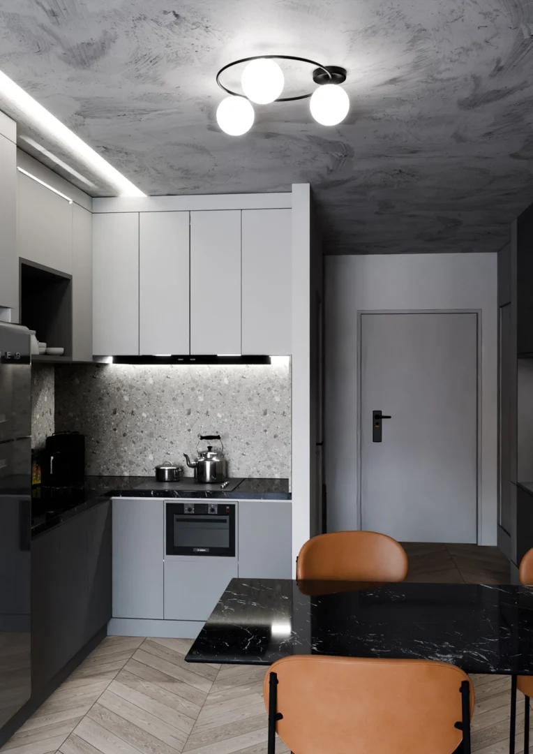 Plafondlamp Launtia Ø14 zwart staal - Afbeelding 8