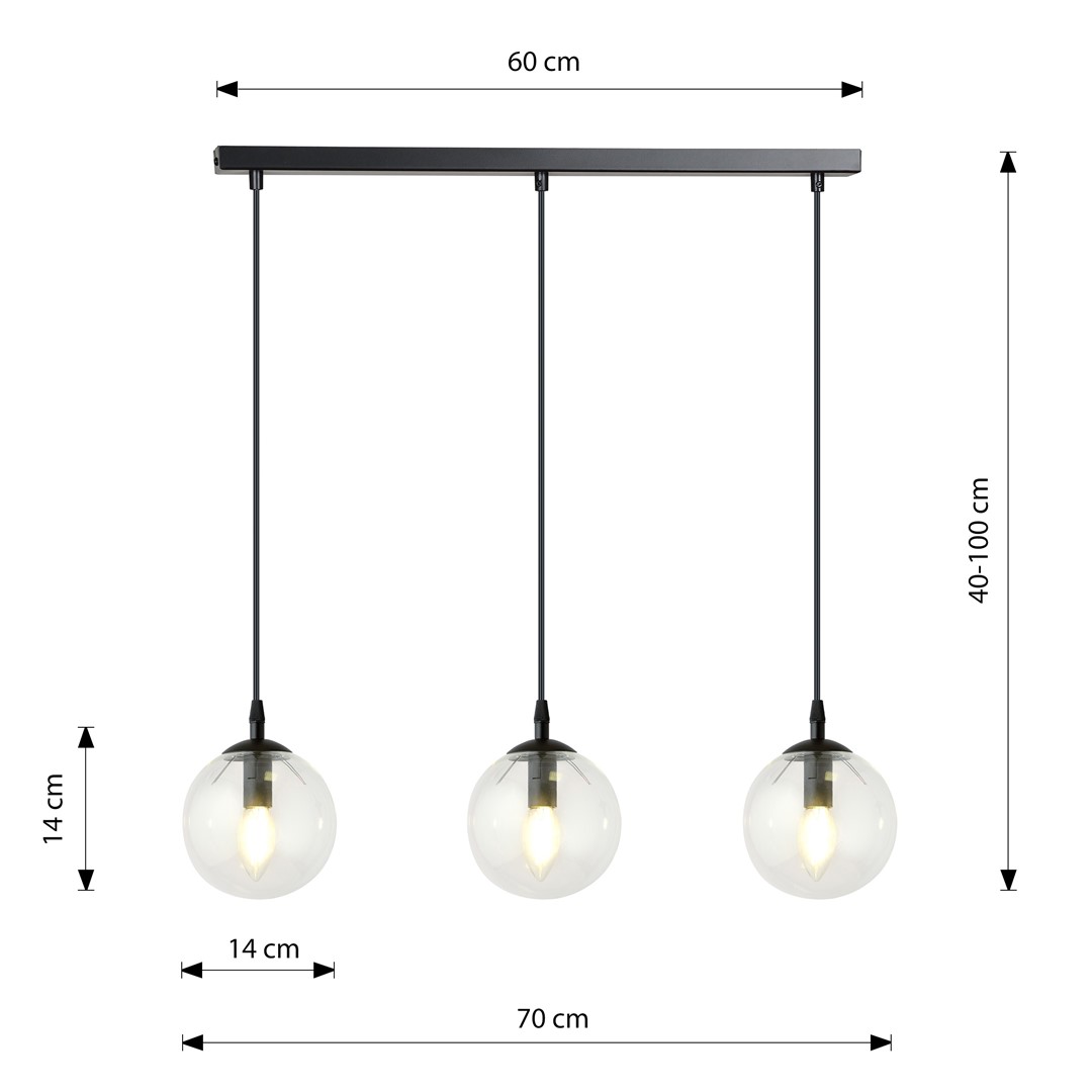 Hanglamp Rirny Zwart Ø14 cm - Afbeelding 8