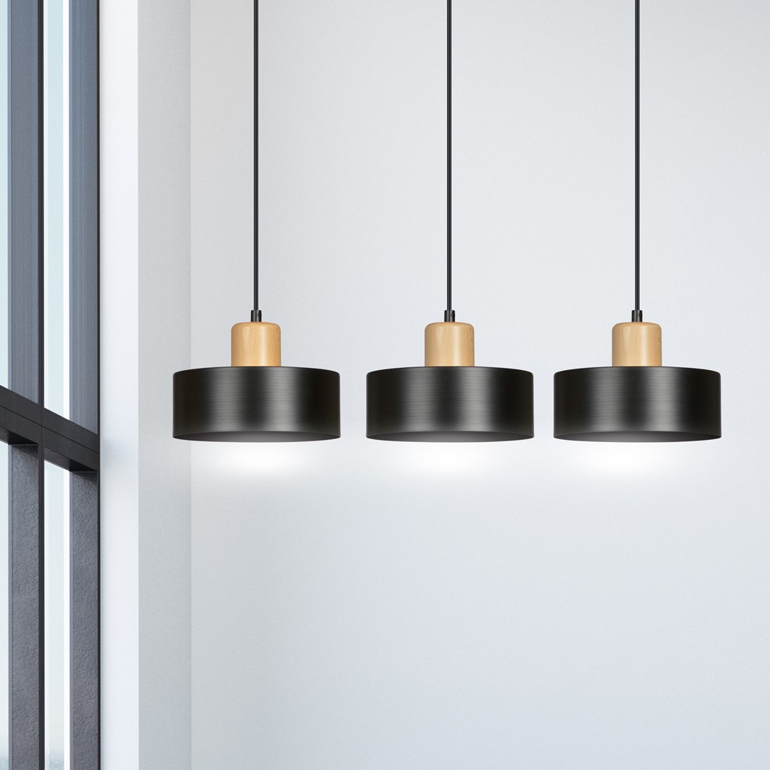 Hanglamp Sloodano Zwart - Afbeelding 8