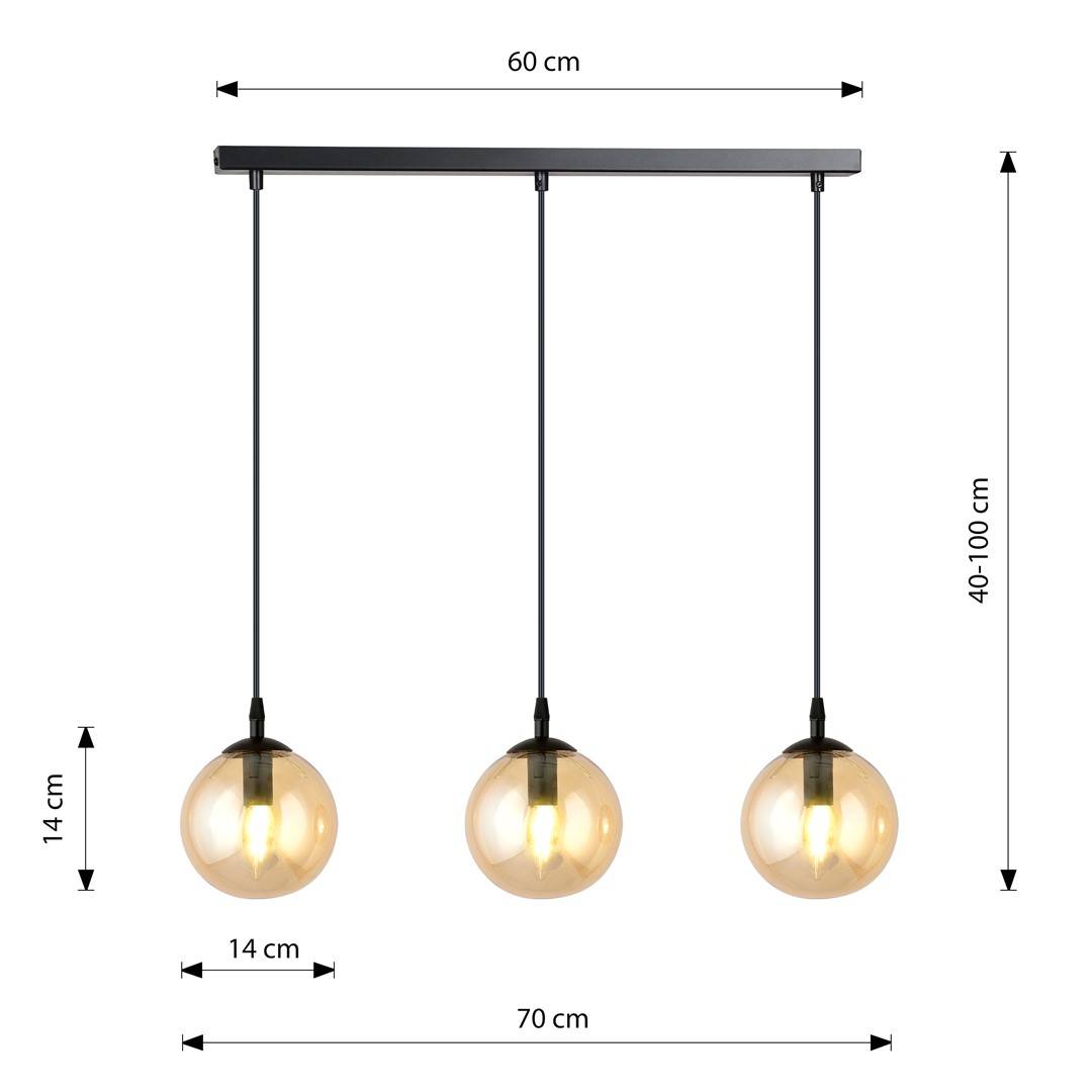 Hanglamp Skular Zwart Ø14 cm - Afbeelding 8