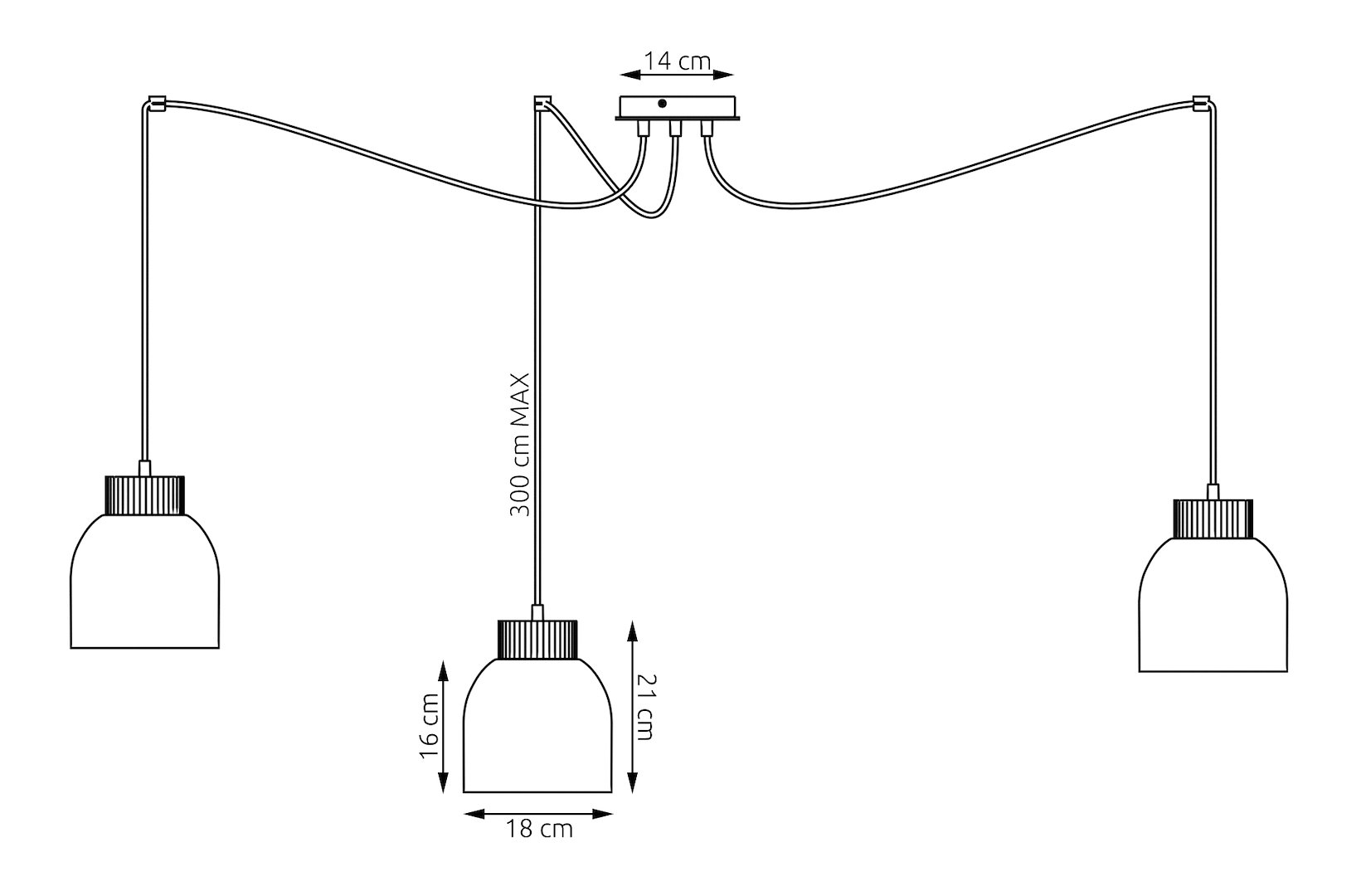 Hanglamp Braalvena Zwart - Afbeelding 8