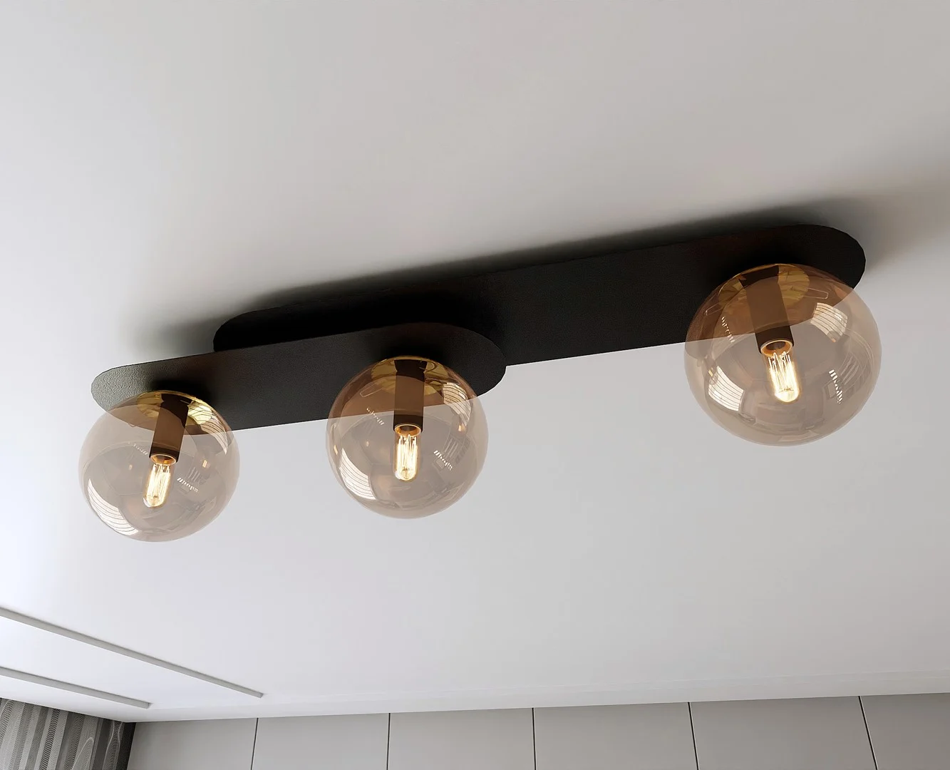 Plafondlamp Nulve Zwart Ø14 cm - Afbeelding 8