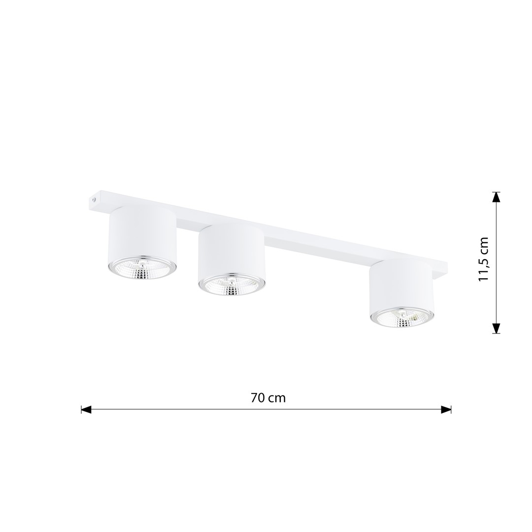 Plafondlamp Silvio Wit - Afbeelding 8