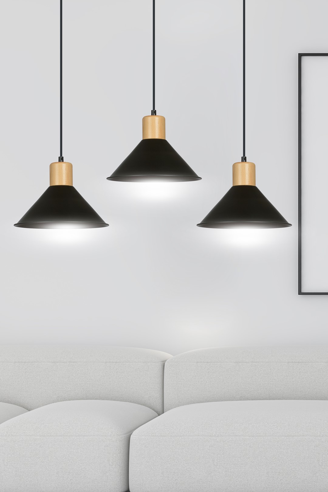 Hanglamp Moorrund Zwart - Afbeelding 9