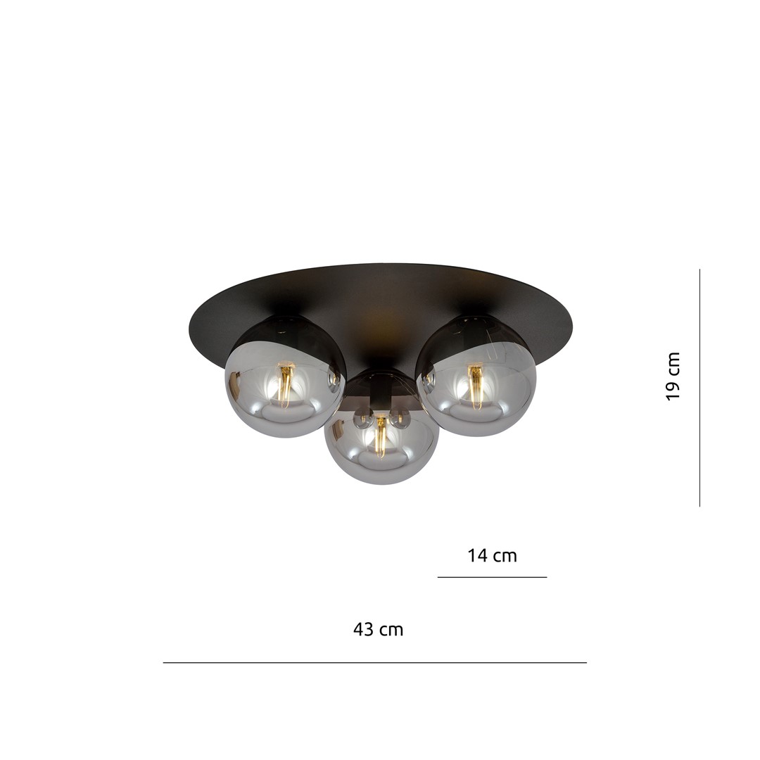 Plafondlamp Fuldal Zwart Ø14 cm - Afbeelding 9