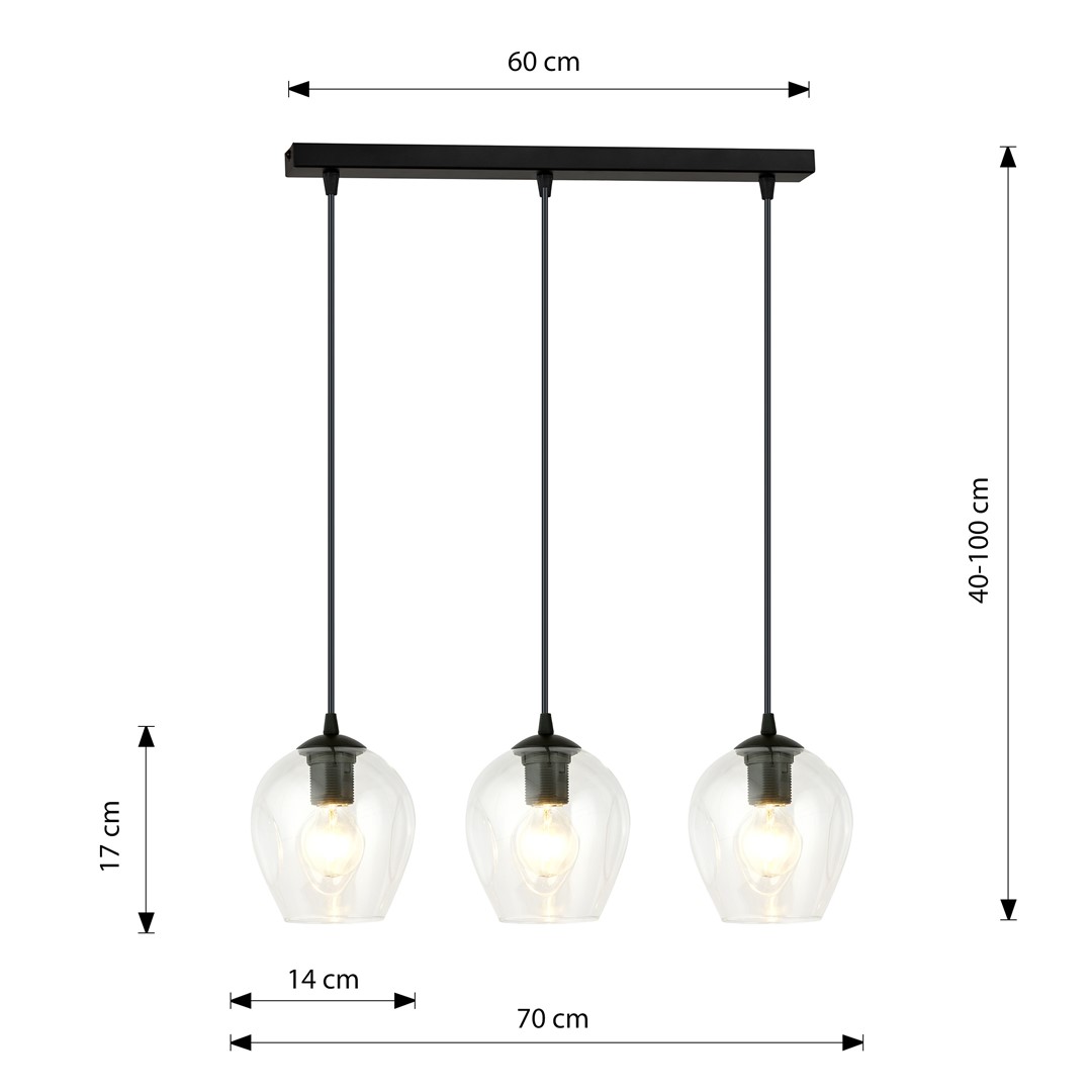 Hanglamp Flimmesta Zwart Ø14 cm - Afbeelding 9