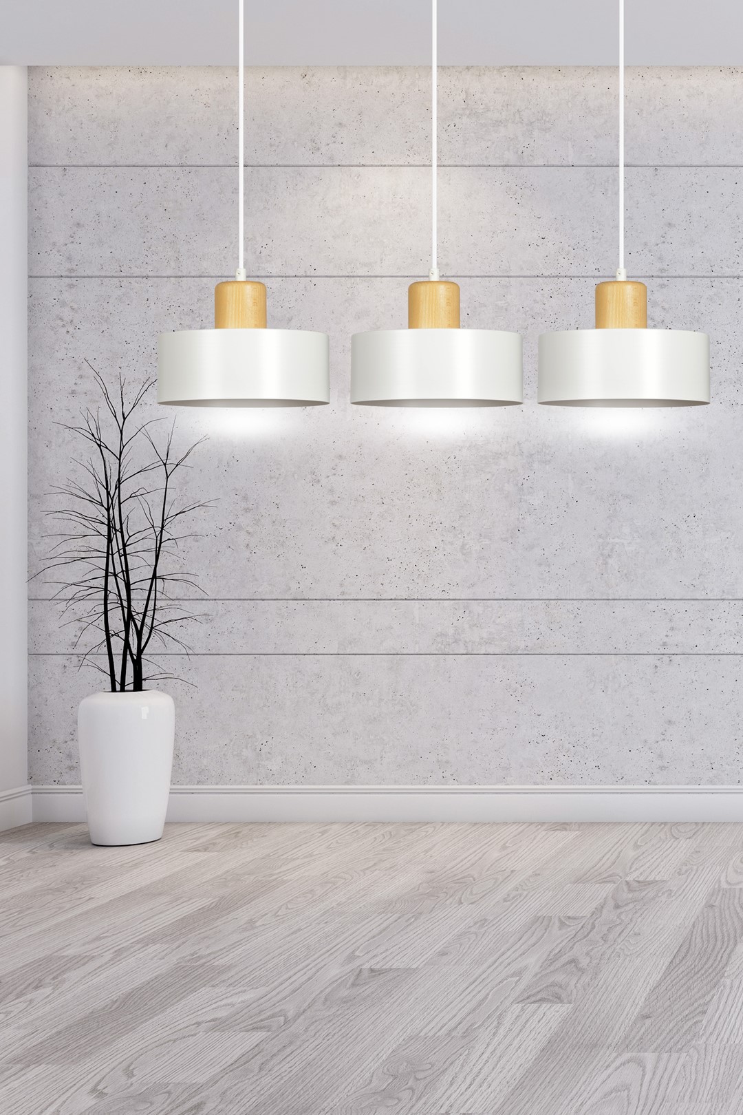 Hanglamp Klesak Wit - Afbeelding 9