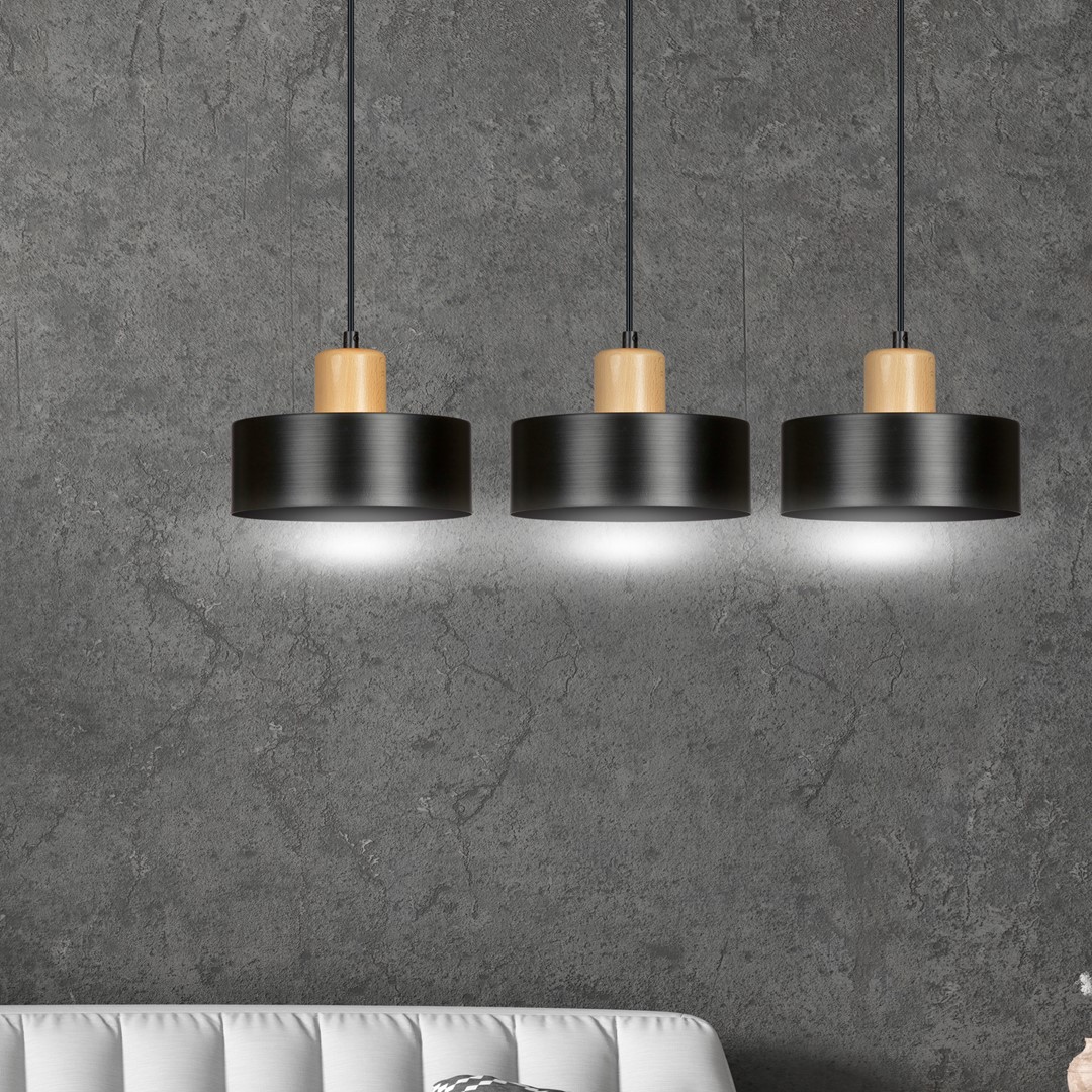 Hanglamp Sloodano Zwart - Afbeelding 10