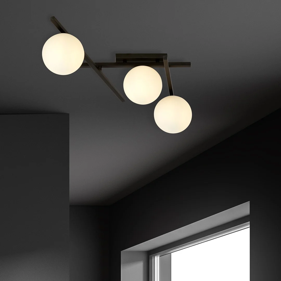 Plafondlamp Sossane Zwart Ø15 cm - Afbeelding 10