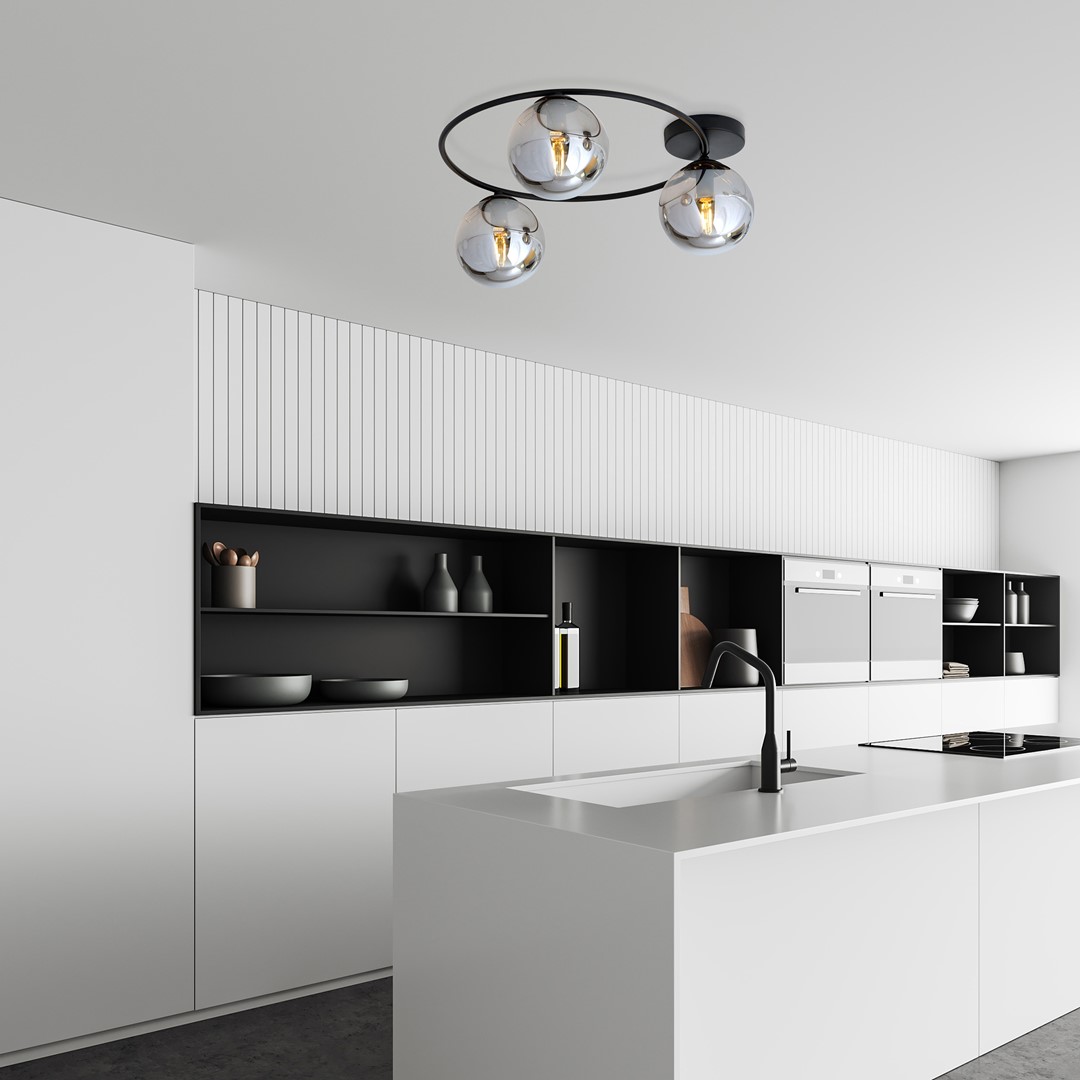 Plafondlamp Greesta Zwart Ø14 cm - Afbeelding 10