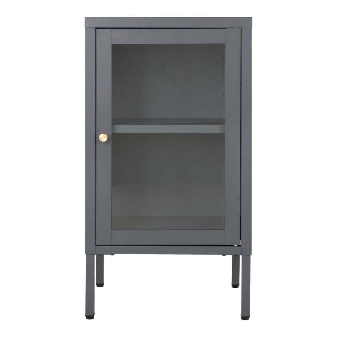 Vitrinekast Flaunsil Grijs 38 cm