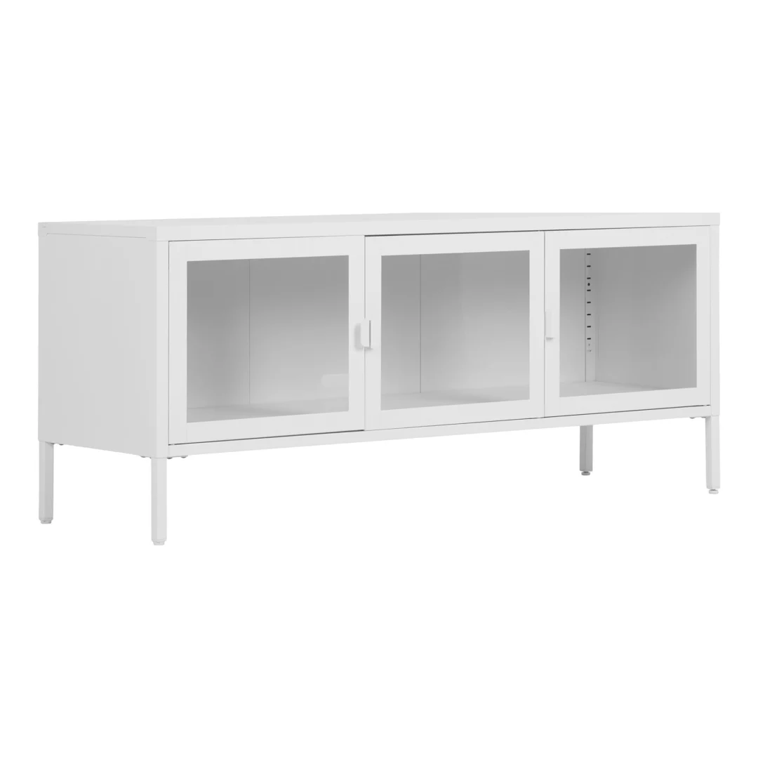 TV-meubel Leelar Wit 130 cm - Afbeelding 2