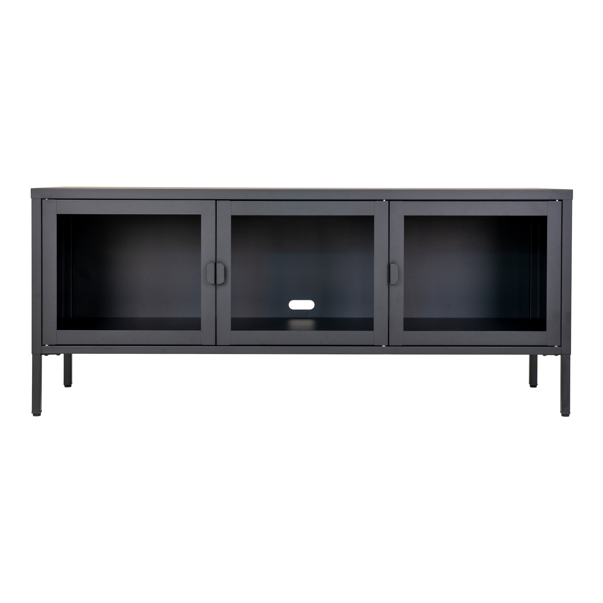 TV-meubel Seirnano Zwart 130 cm