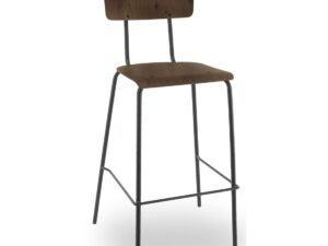 Barkruk Peedar Hout Zwart