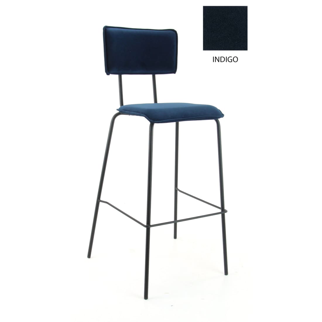 Barkruk Kibena Velvet Indigo - Afbeelding 7