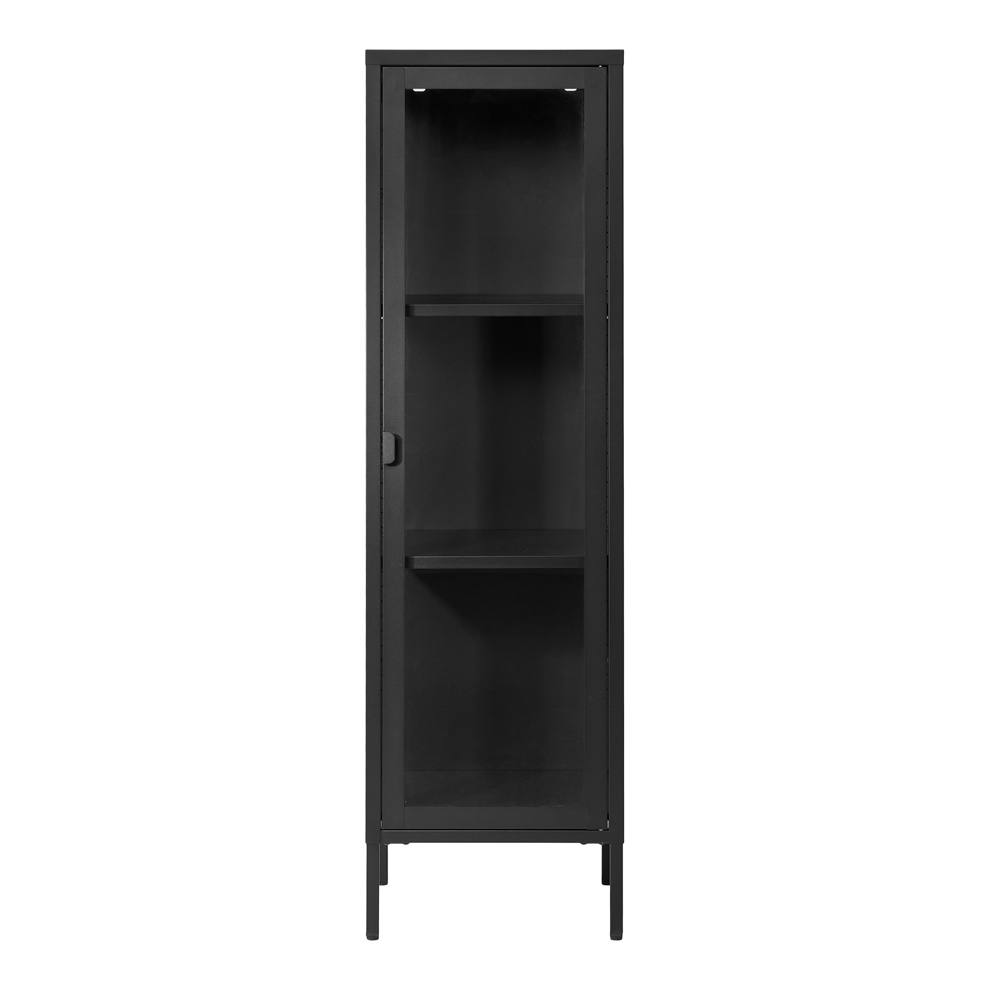 Vitrinekast Kiemu Zwart 40 cm