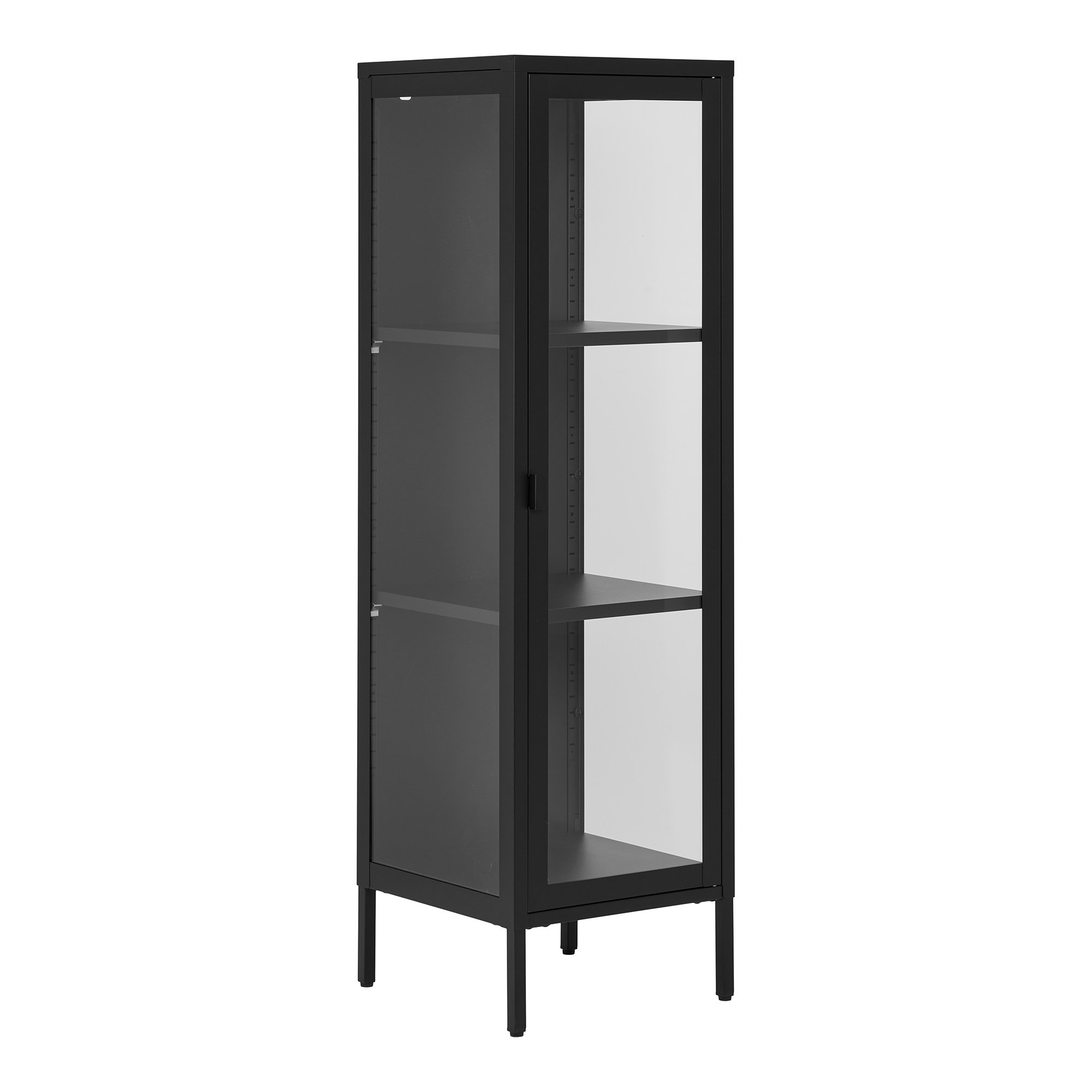 Vitrinekast Kiemu Zwart 40 cm - Afbeelding 2
