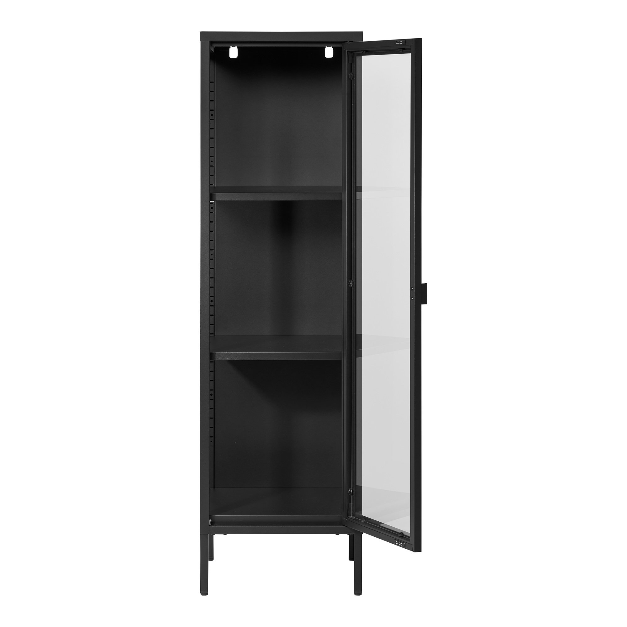 Vitrinekast Kiemu Zwart 40 cm - Afbeelding 3
