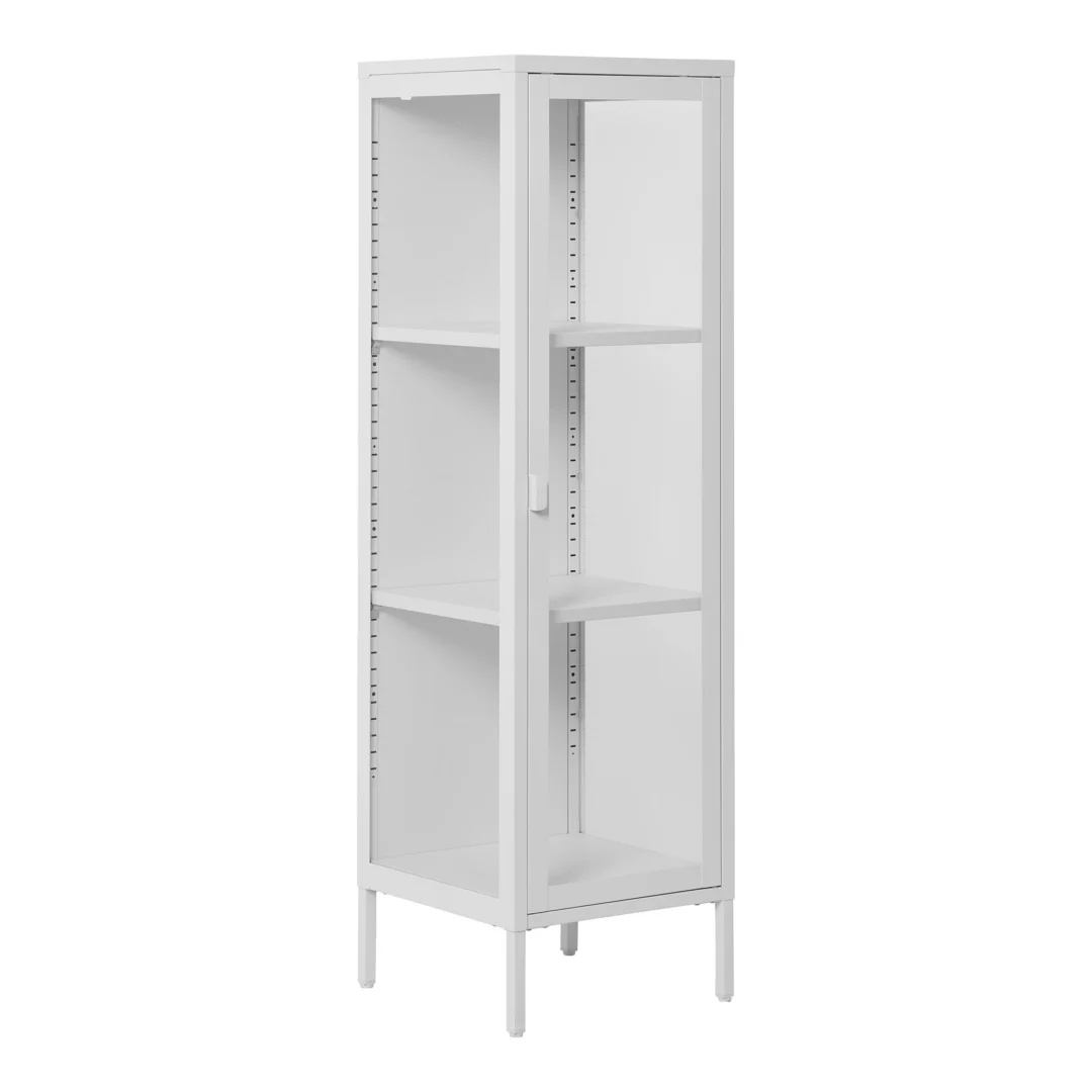 Vitrinekast Nirmel Wit 40 cm - Afbeelding 2