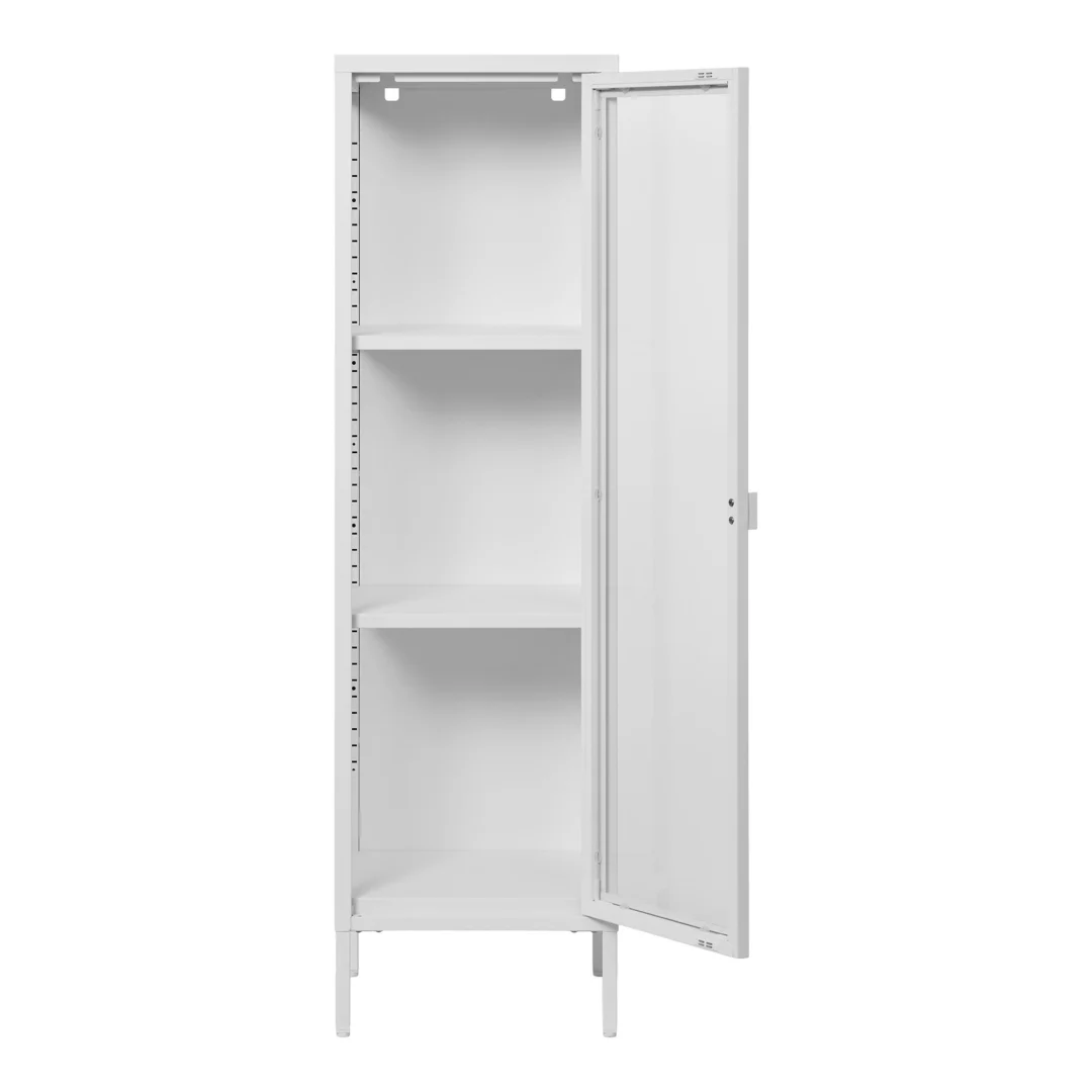 Vitrinekast Nirmel Wit 40 cm - Afbeelding 3