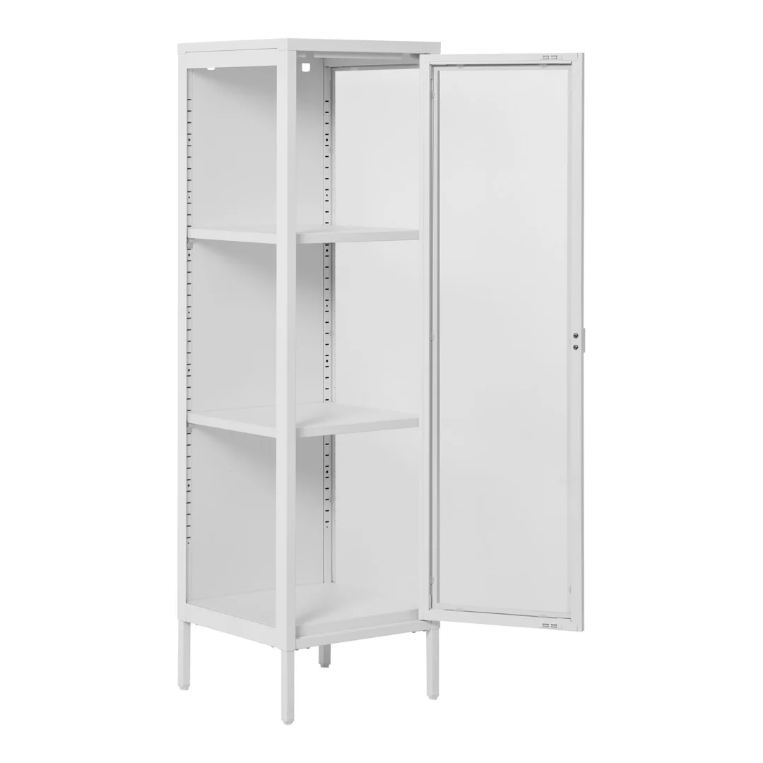 Vitrinekast Nirmel Wit 40 cm - Afbeelding 4