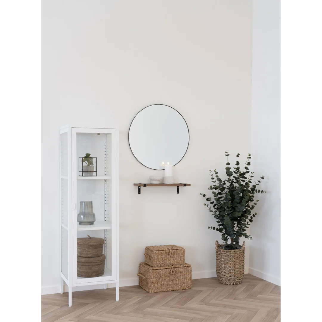 Vitrinekast Nirmel Wit 40 cm - Afbeelding 5
