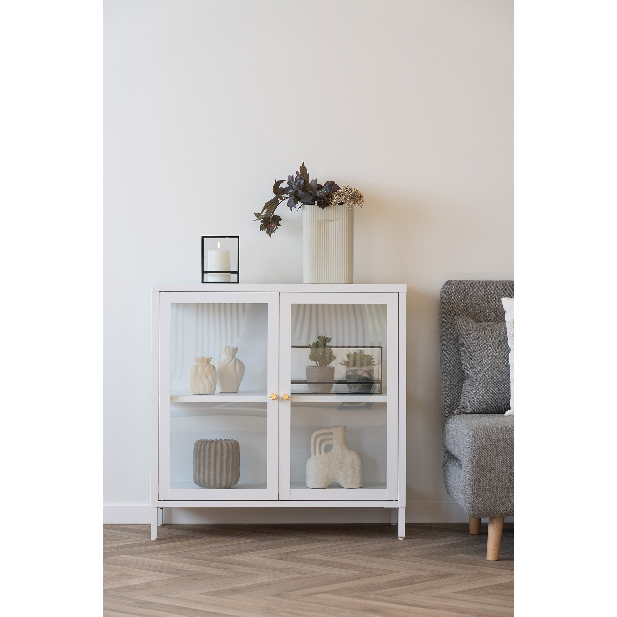 Kast Sladello Wit 80 cm - Afbeelding 5