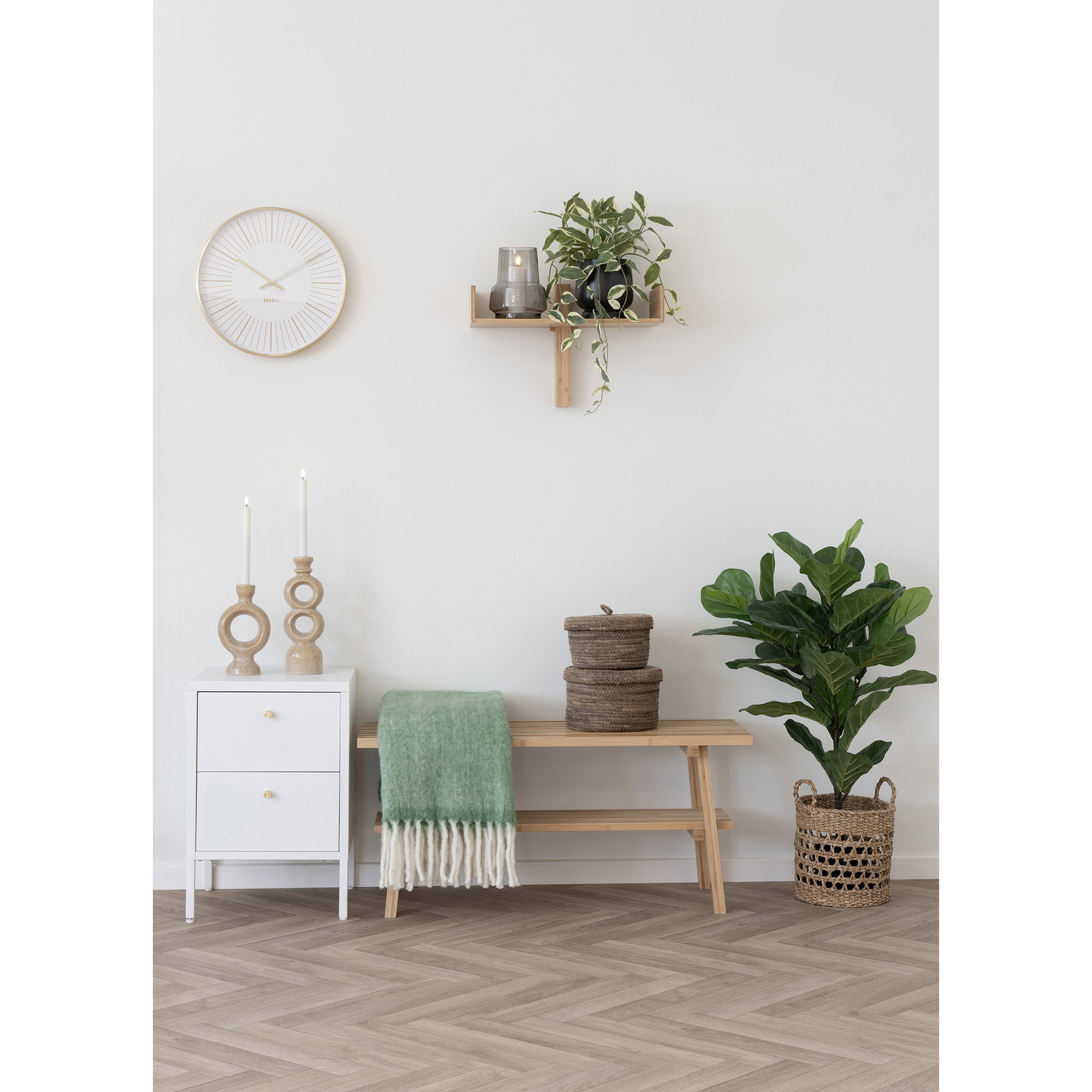 Ladekast Klomen Wit 40 cm - Afbeelding 5