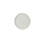 Rond wit metalen dienblad Zeeski met subtiele reliëfrand, compact en stijlvol voor decoratie