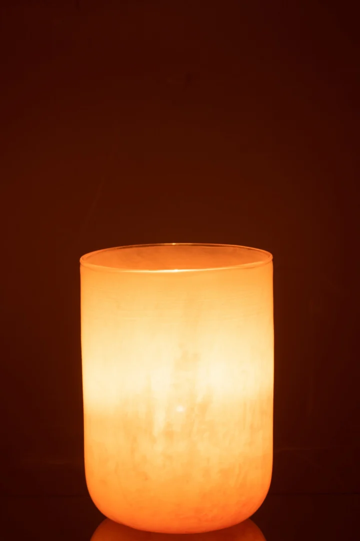 Vaas Trintello Glas Rood H23 cm - Afbeelding 2