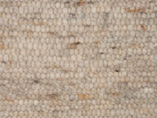 Vloerkleed Sliemine 250x200 cm, vlakgeweven 100% wol in natuurlijke beige tinten