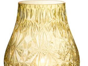 Vaas Trerdora Glas Geel H28 cm