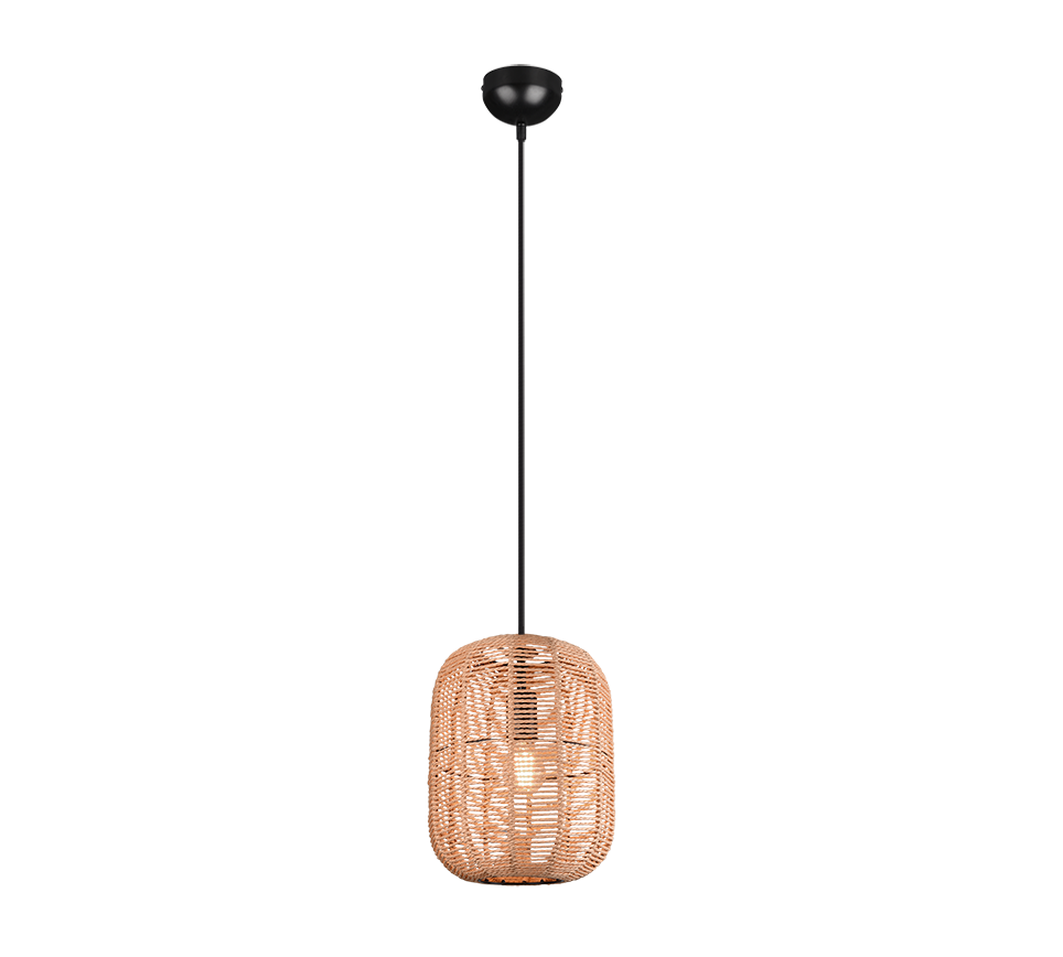 Hanglamp Grunone Mat Zwart Ø25 cm - Set van 3