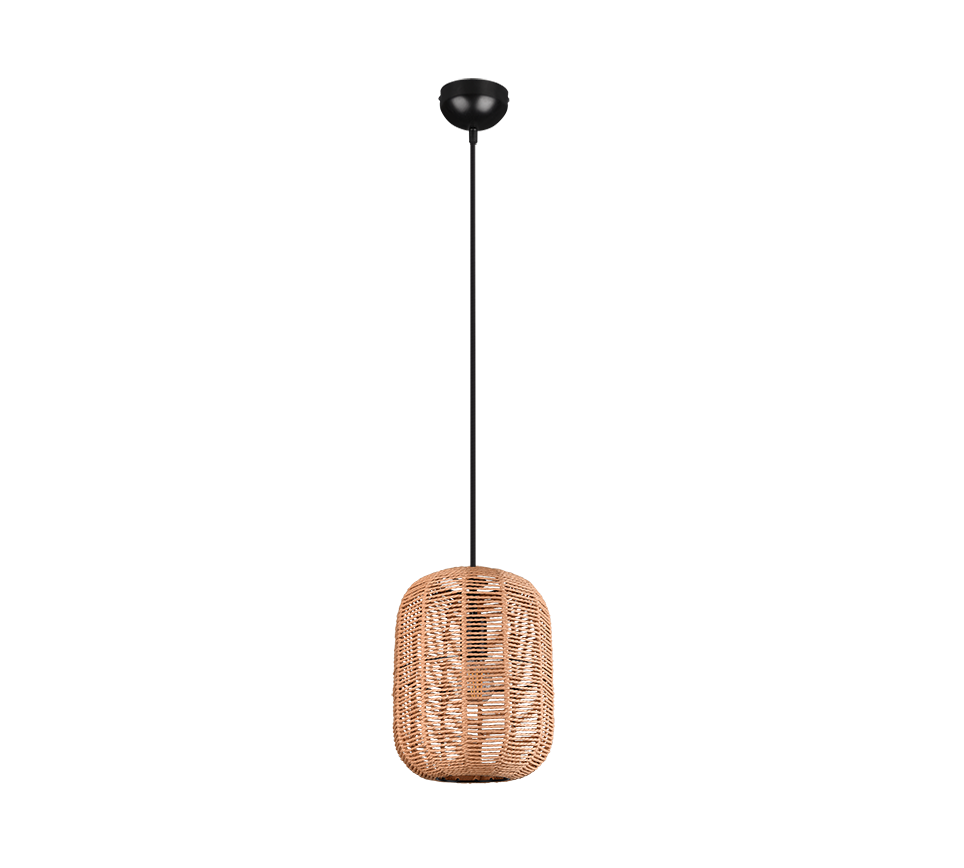 Hanglamp Grunone Mat Zwart Ø25 cm - Set van 3 - Afbeelding 2