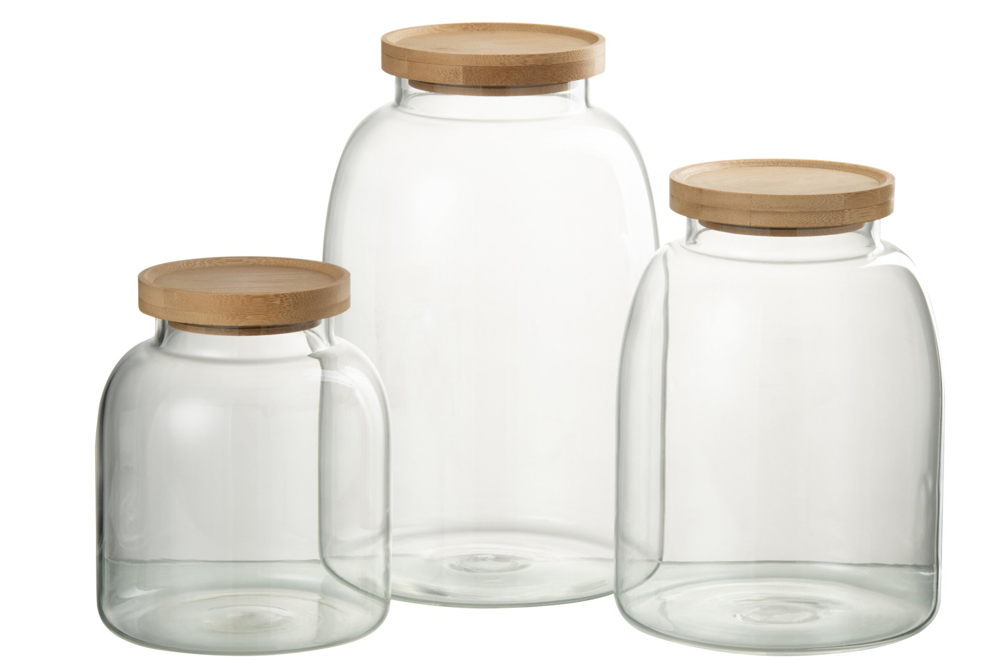 Pot Klaabund Glas Transparant H23,2 cm - Afbeelding 2