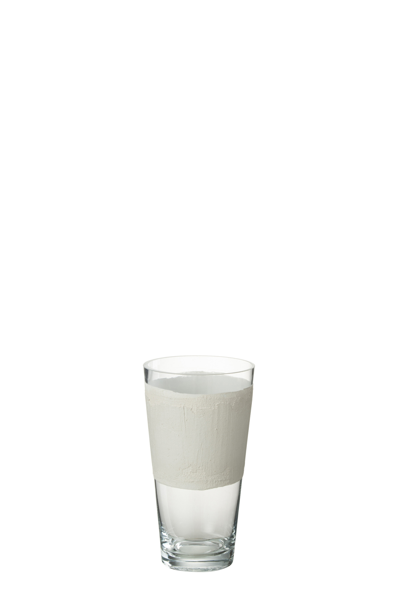 Vaas Keilon Glas Wit H25 cm