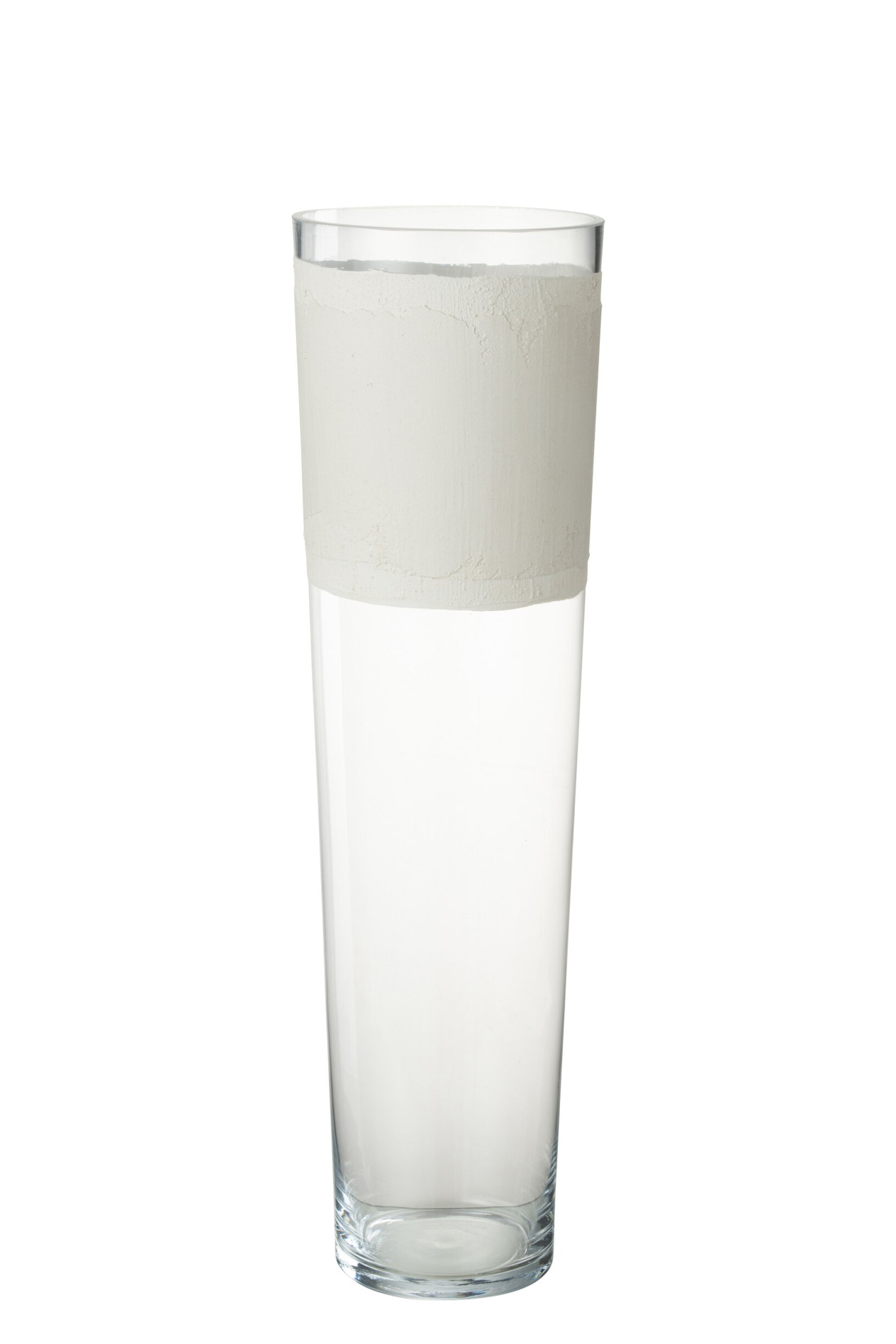 Vaas Basonte Glas Wit H60 cm
