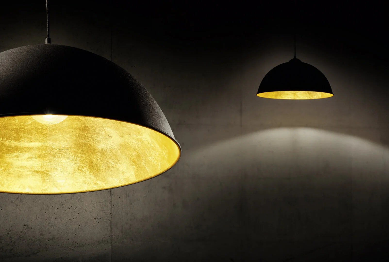 Hanglamp Hesas Mat Zwart Ø50 cm - Set van 3 - Afbeelding 2