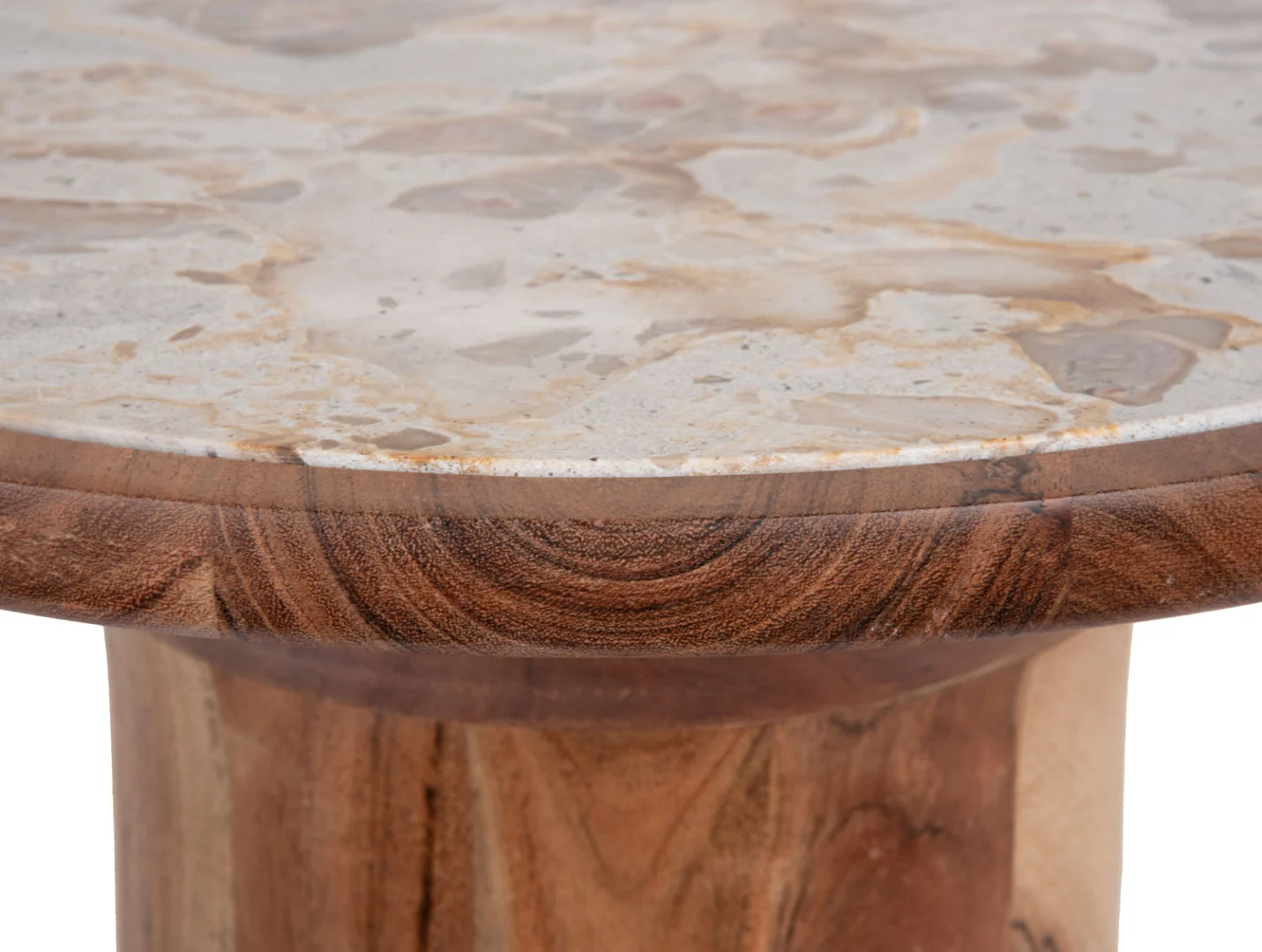 Bijzettafel Keerine Ø40 Ø40 cm hout - Afbeelding 2