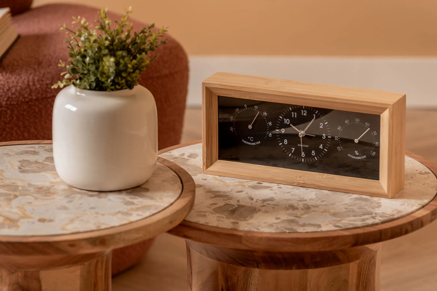 Bijzettafel Keerine Ø40 Ø40 cm hout - Afbeelding 6