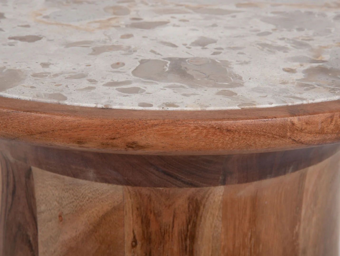 Bijzettafel Kleernund Ø45 Ø45 cm hout - Afbeelding 2