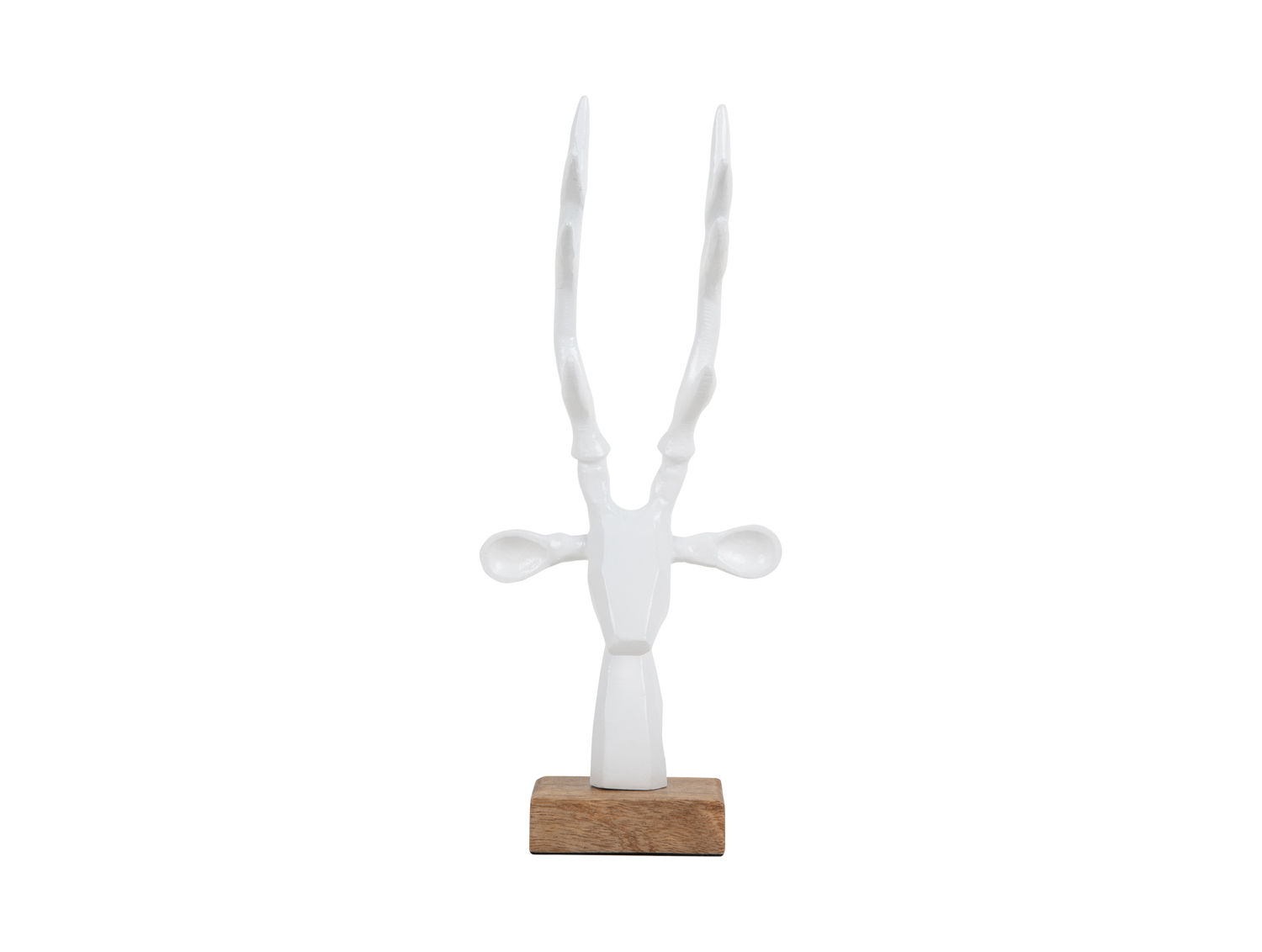 Beeld Paardello Wit H34 cm - Afbeelding 2