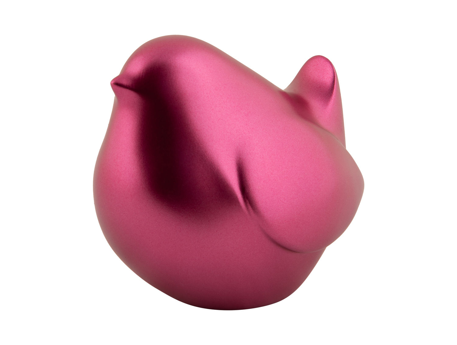 Beeld Fleelvis Polyresin Donkerroze H10 cm