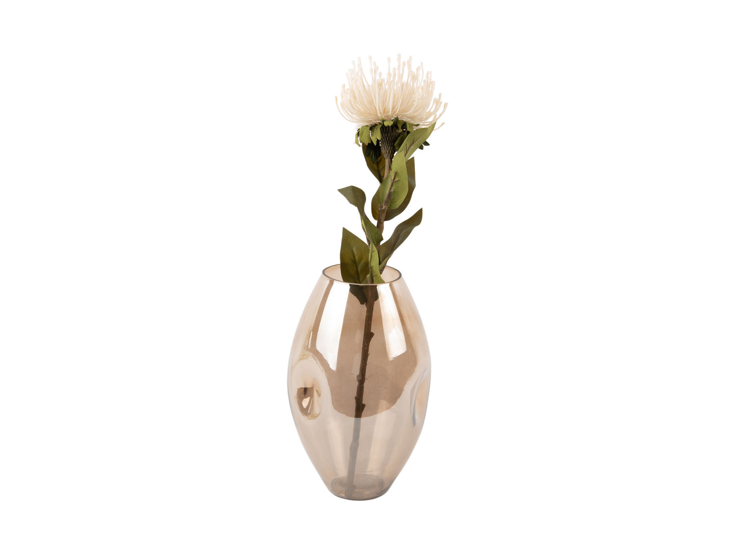 Vaas Caaves Glas Bruin Ø15 cm - Afbeelding 2