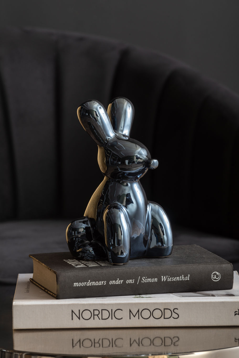 Beeld Jootira Keramiek Zwart H15 cm - Afbeelding 3