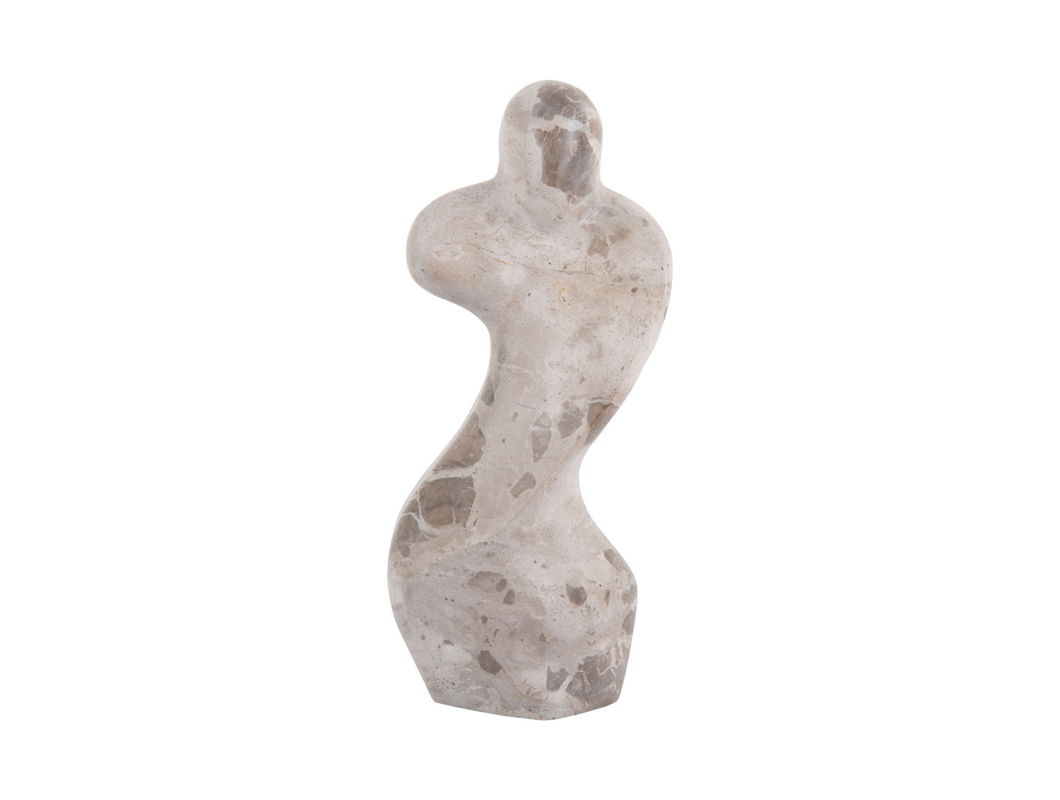Beeld Randen Marmer Bruin H23 cm