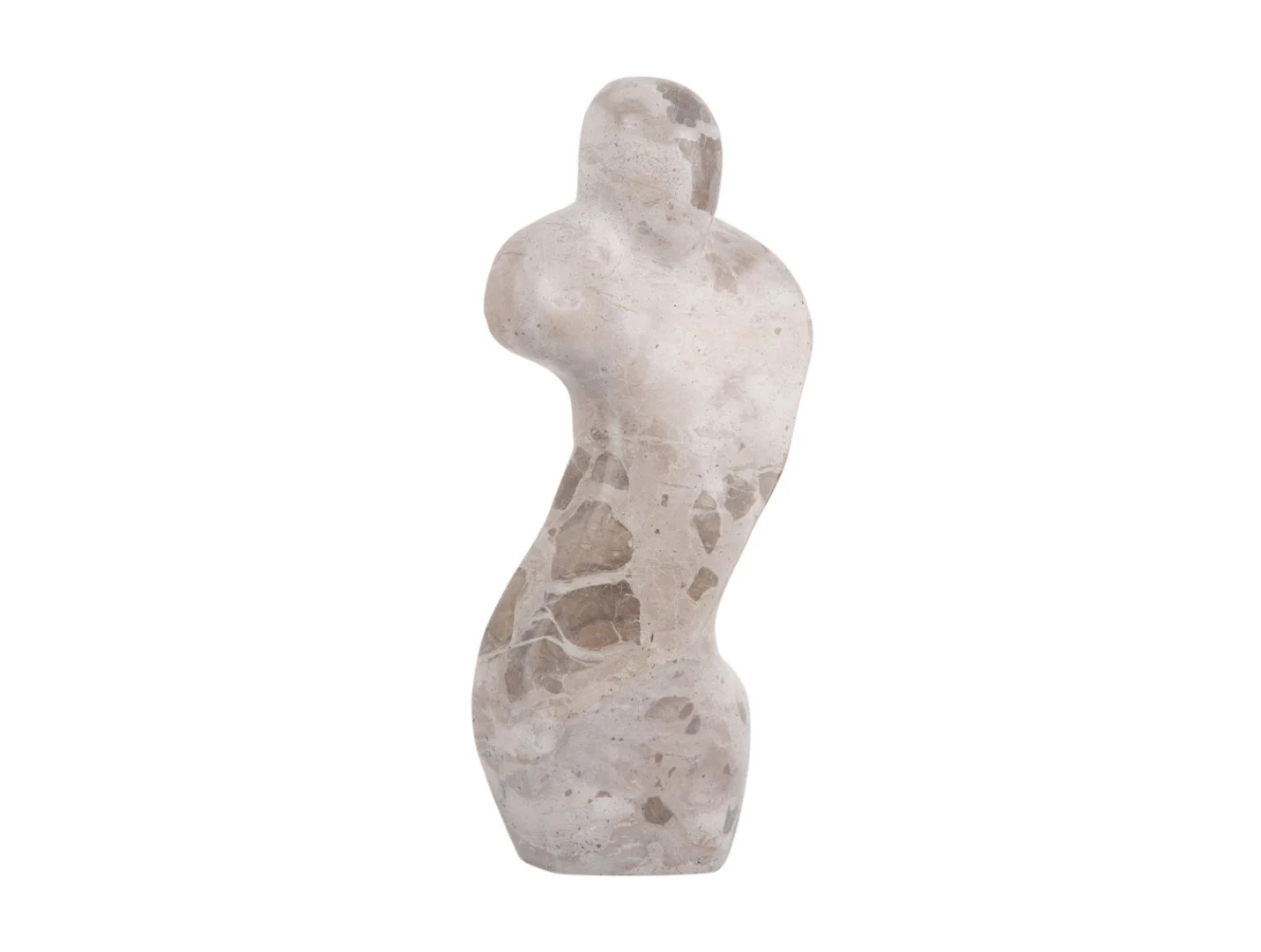 Beeld Randen Marmer Bruin H23 cm - Afbeelding 2